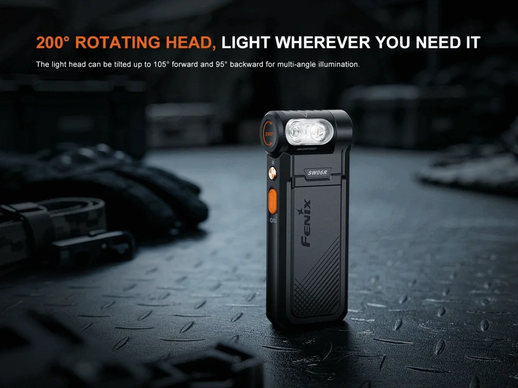 Fenix SW06R Multipurpose Pivoting Clip-On Light — view 6