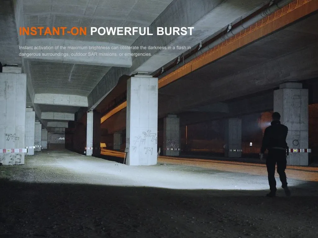 Fenix TK17 Dual Tail Switch Tactical Flashlight - view 3