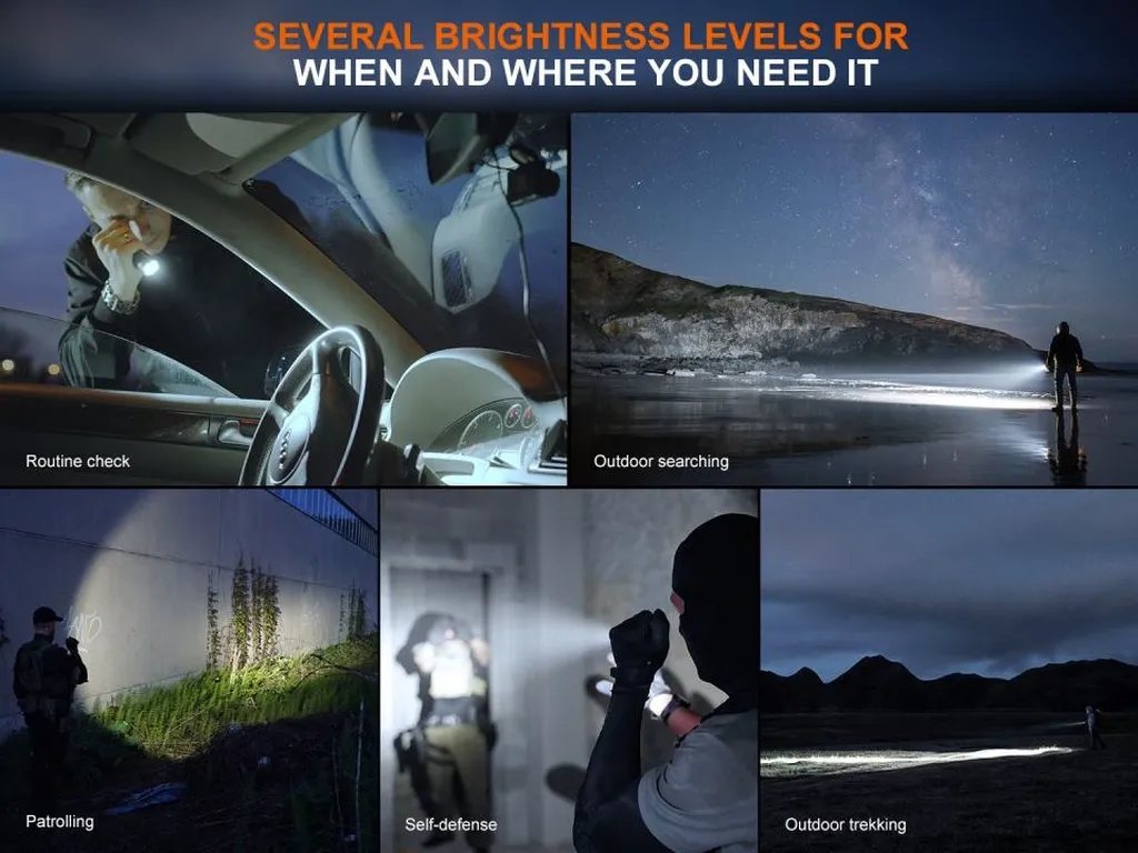 Fenix TK17 Dual Tail Switch Tactical Flashlight - view 7