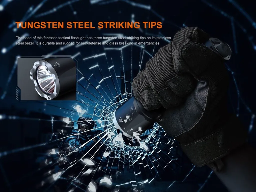 Fenix TK17 Dual Tail Switch Tactical Flashlight - view 9