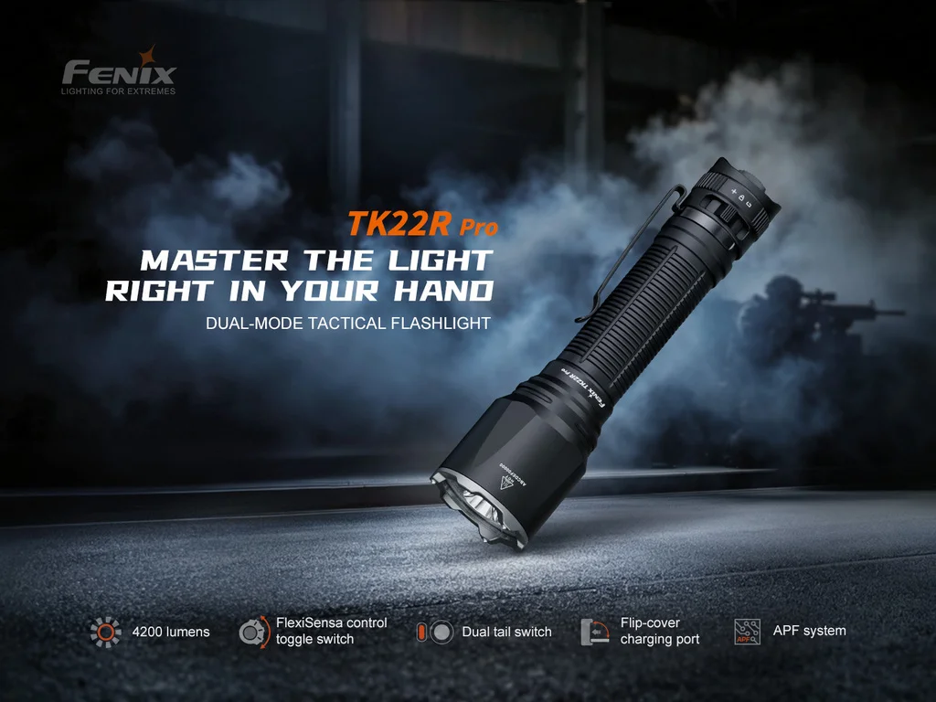 Fenix TK22R Pro Dual-Mode Tactical Flashlight