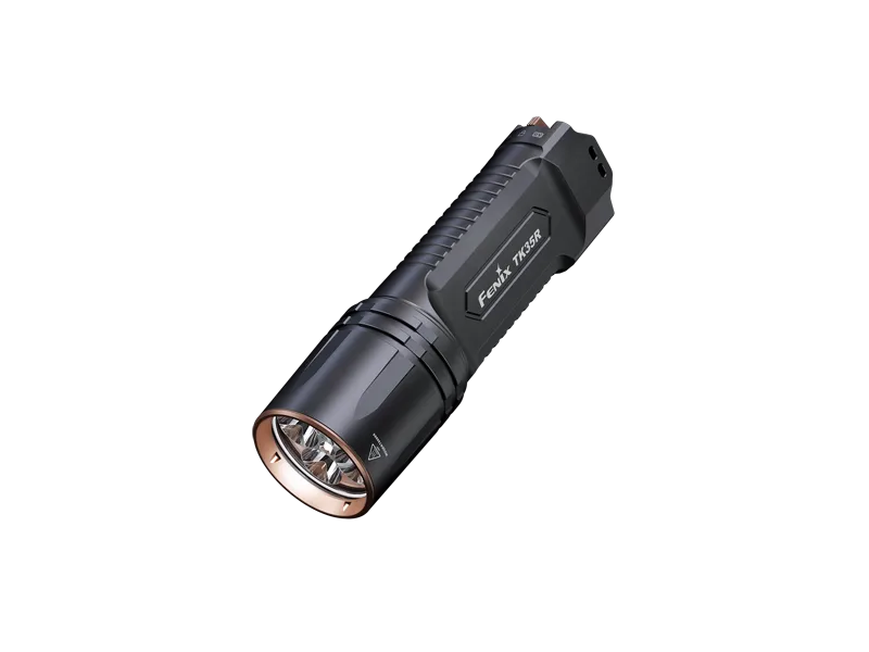 Fenix TK35R High-Performance Multi-Mode Rechargeable Tactical Flashlight with UV Light cutout