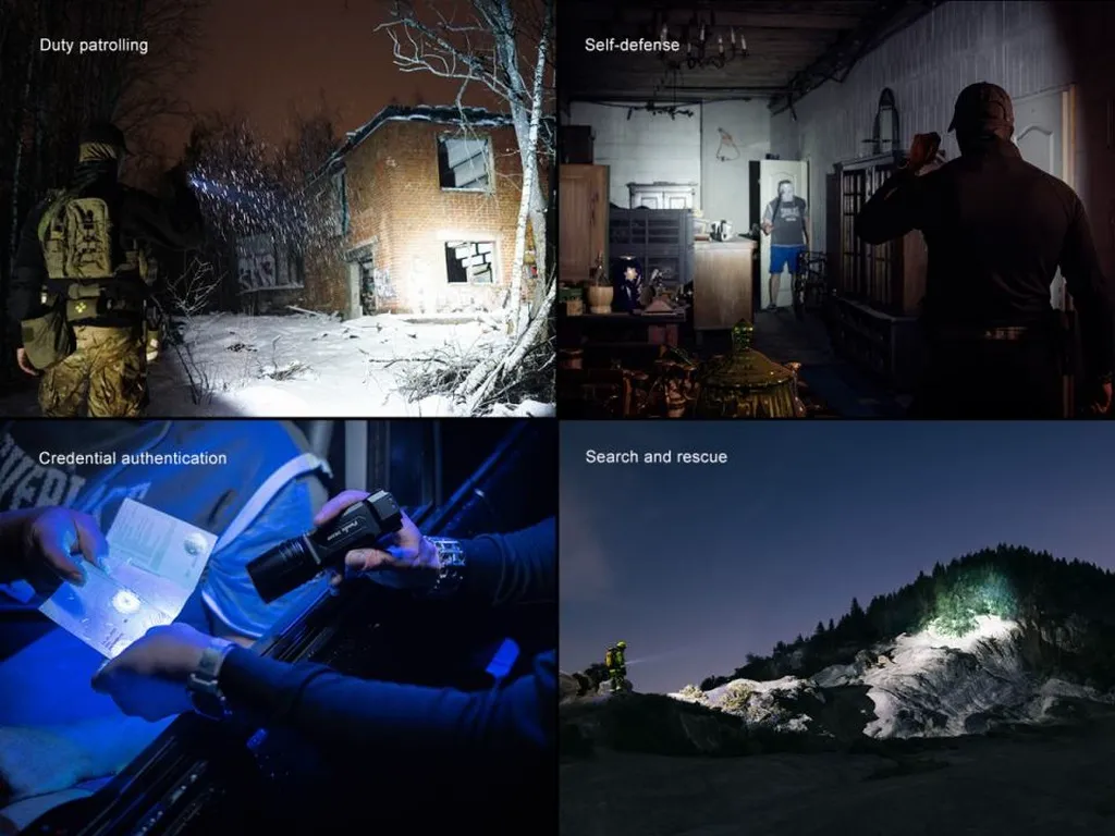 Fenix TK35R High-Performance Multi-Mode Rechargeable Tactical Flashlight with UV Light - view 7