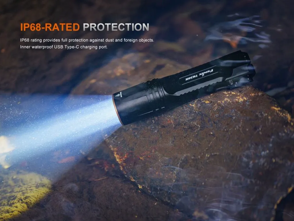 Fenix TK35R High-Performance Multi-Mode Rechargeable Tactical Flashlight with UV Light - view 13