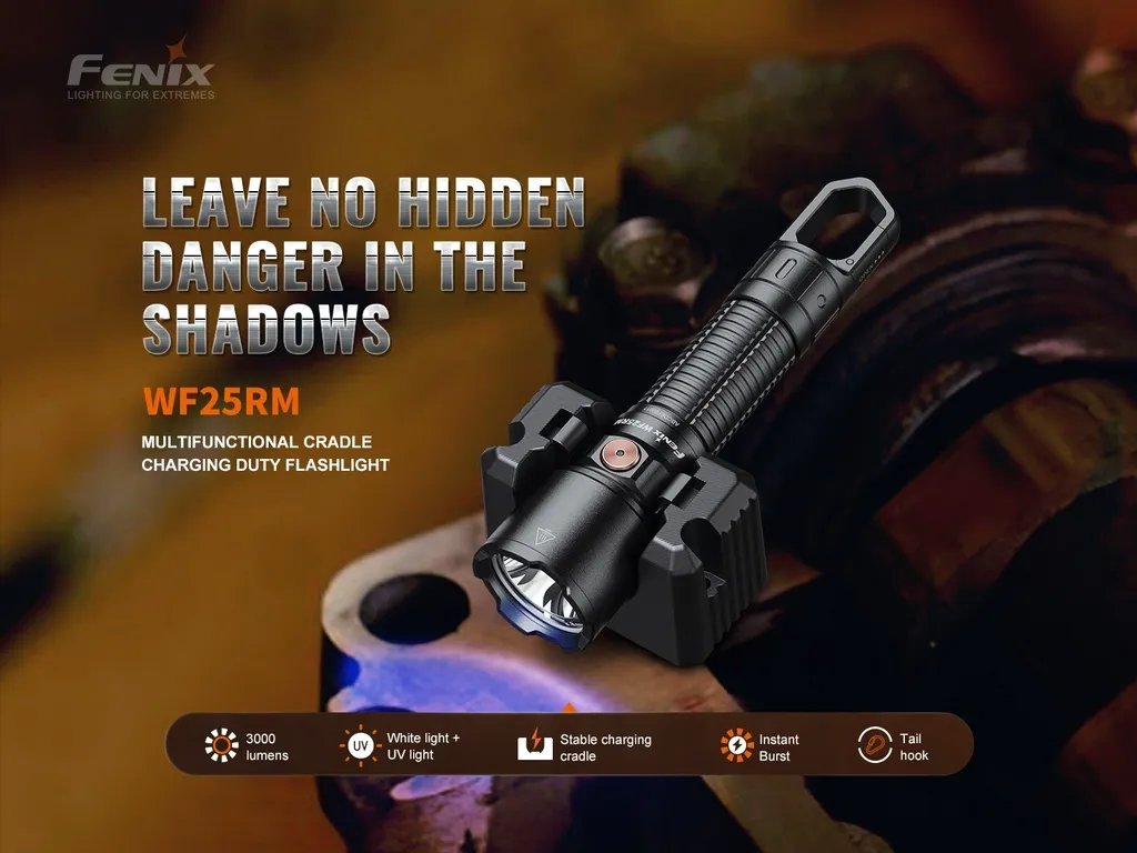 Fenix WF25RM Multifunctional Cradle Charging Duty Flashlight
