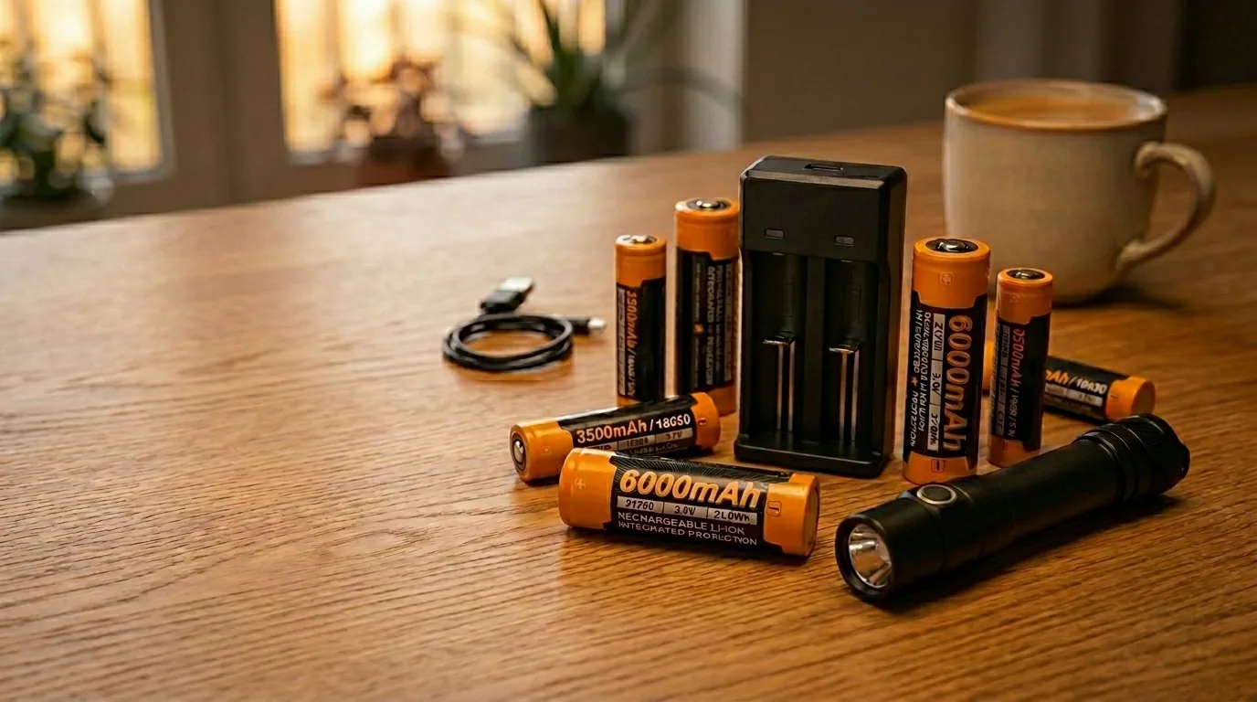 Battery guide