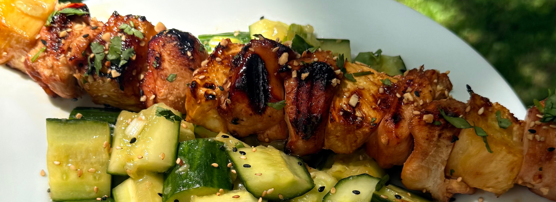 Brochettes Teriyaki avec ananas