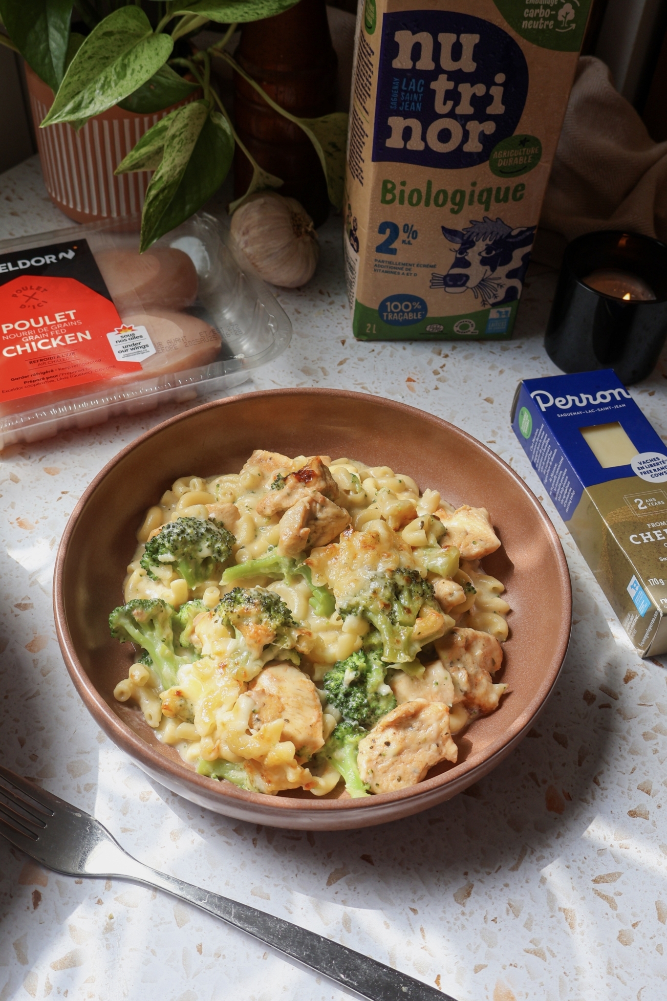 Macaroni cremeux au poulet br 2