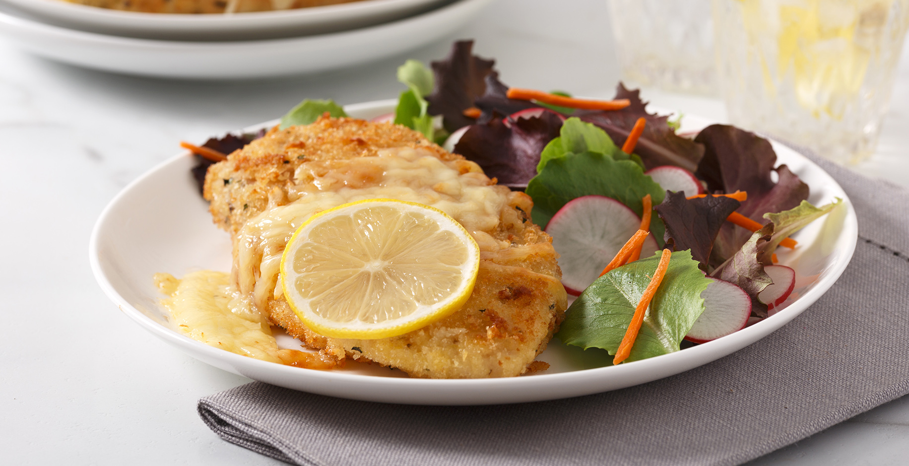 PRATICOP Poitrines de poulet au citron et parmesan