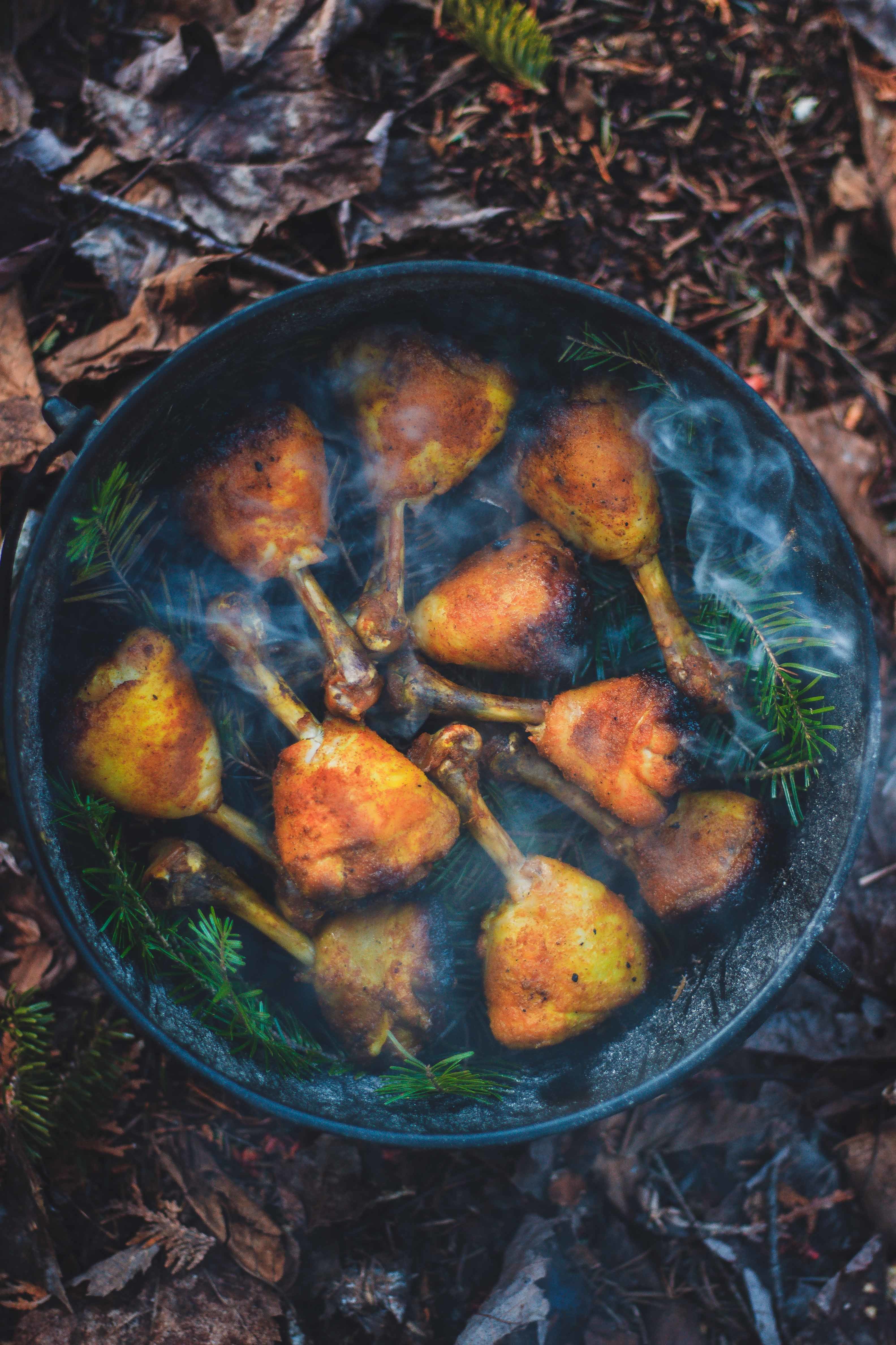 Pilons de poulet fumes au sapin IMG 9469