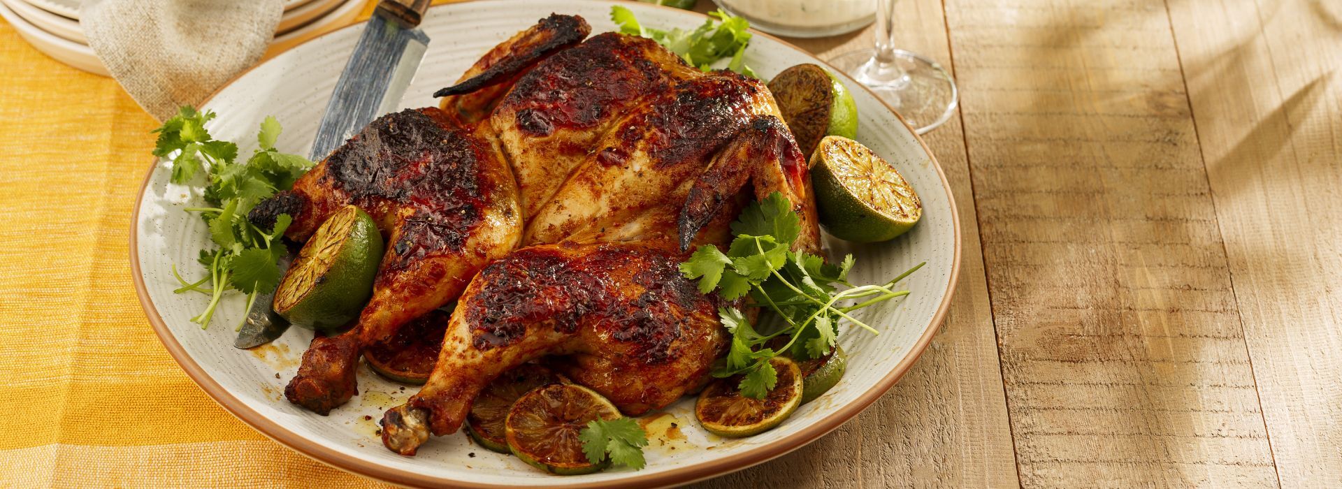 Poulet peruvien Couverture Recette site Web