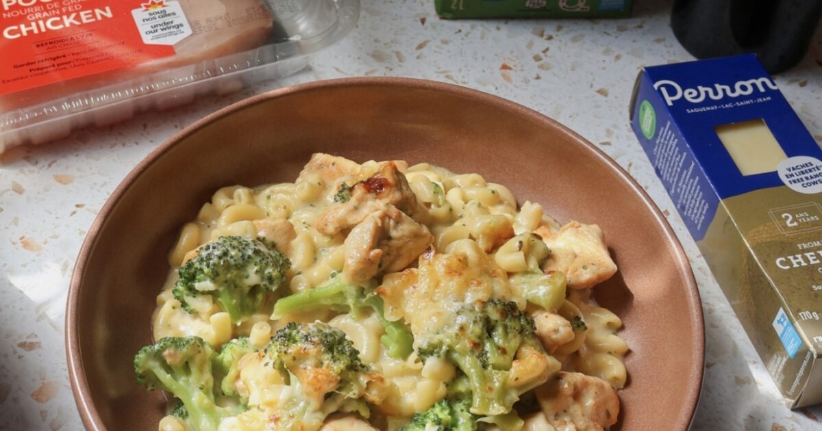 Creamy Chicken, Broccoli & Perron Cheddar Macaroni – Easy… | Exceldor