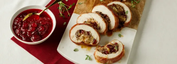 Cranberry and Brie Cutlet Rolls  