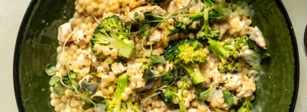 Couscous perlé crémeux poulet et brocoli