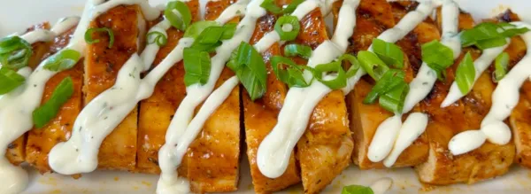 Poitrines de poulet buffalo et érable avec sauce ranch