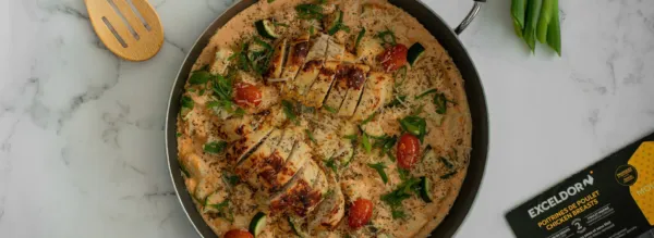 Protein-Packed Gnocchi with Dijon Chicken