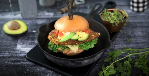 BURGERS DE POULET À LA MEXICAINE