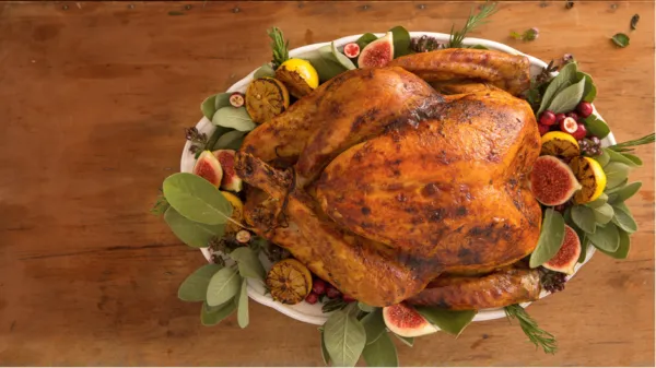 TURKEY ROASTED WITH PAPRIKA, LEMON, AND GARLIC