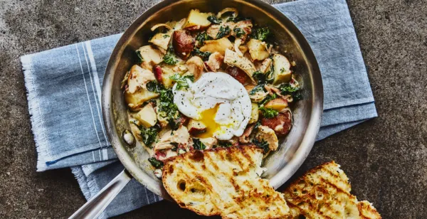 CASSEROLE BRUNCH CRÉMEUSE Au dindon