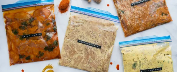 QUATRE MARINADES EXPRESS POUR LE POULET