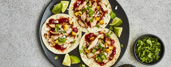 TACOS AU POULET AL PASTOR