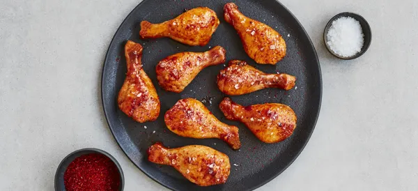 STICKY FIVE-SPICE ORANGE CHICKEN DRUMSTICKS