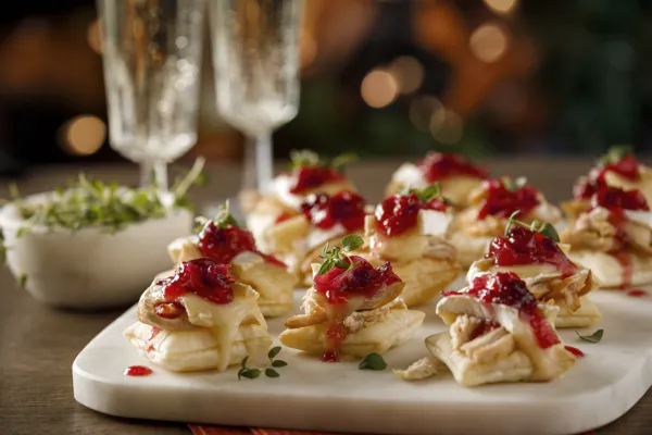 Puff Pastry Chicken Bites