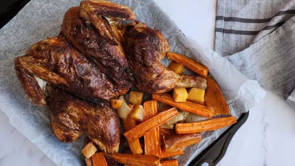 SPICED FLATTENED CHICKEN