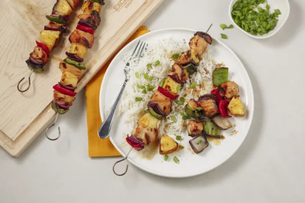 BROCHETTES DE POULET À L’ANANAS