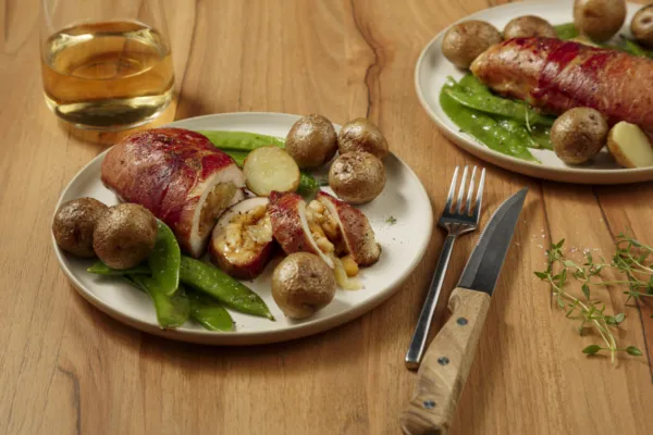 Apple and Cheese Stuffed Chicken Breast