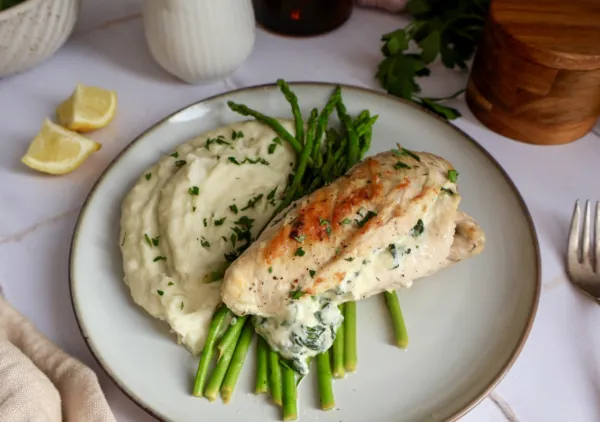 Chicken Breasts Stuffed with Spinach