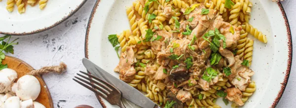 Poulet Stroganoff à la mijoteuse