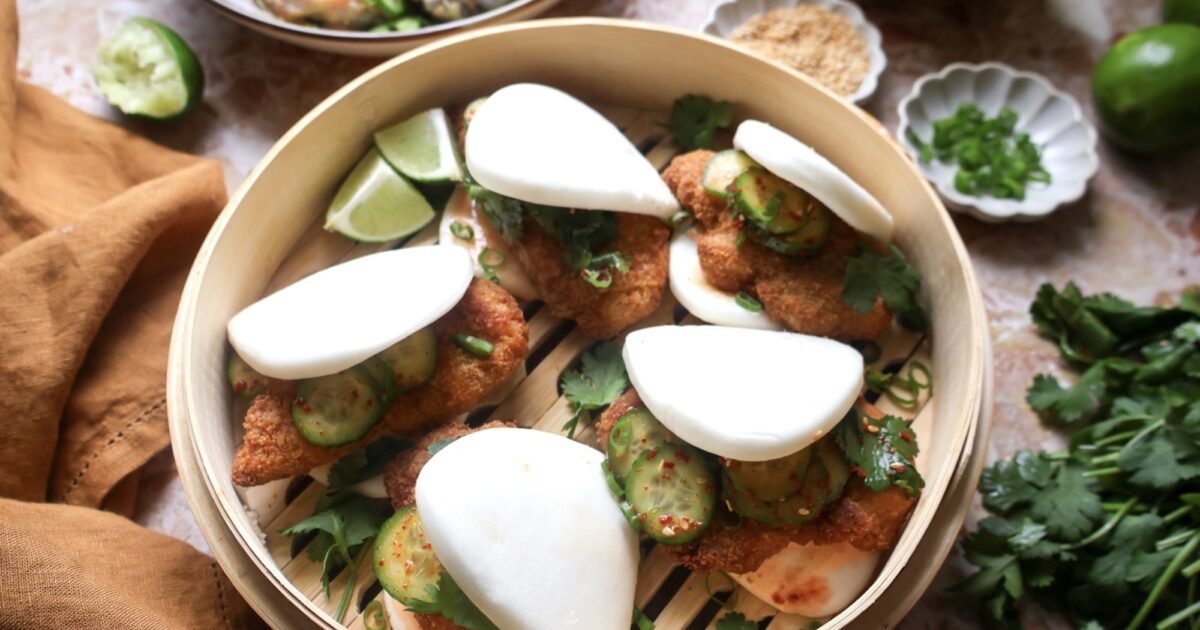 Chicken Bao &amp; Korean-Inspired Wings with Cucumber Slaw | Exceldor