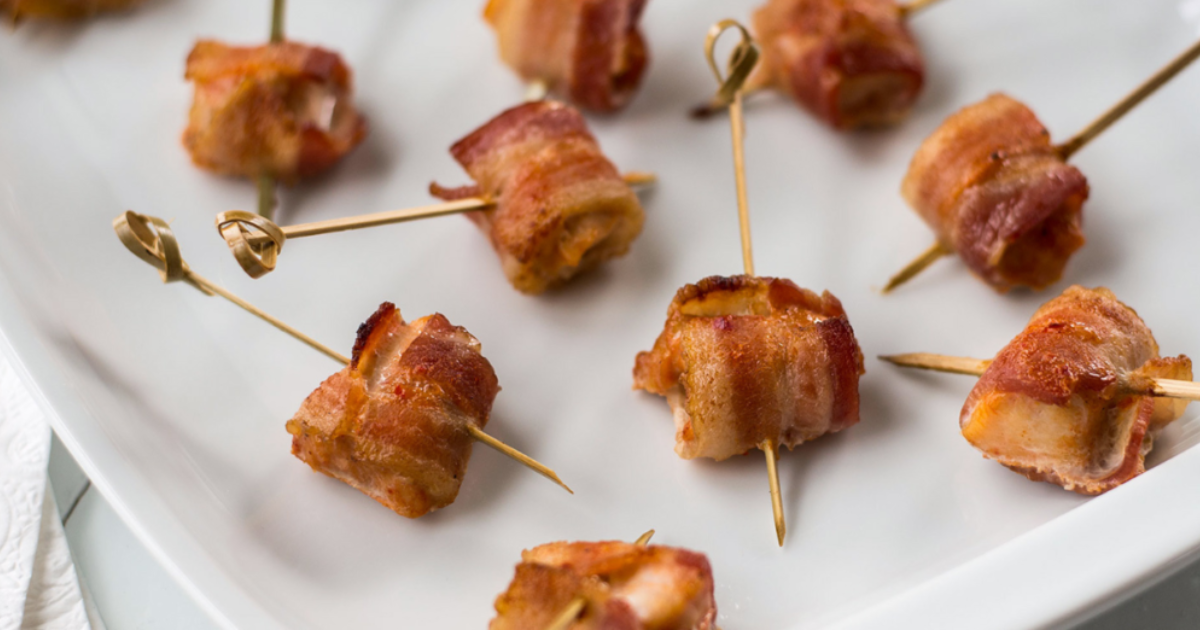 Gourmet chicken fig bacon bites | Exceldor