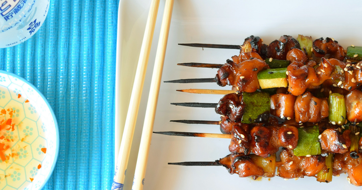 Chicken Yakitori Appetizer Skewers | Exceldor