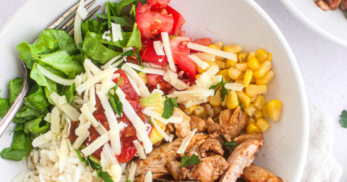 Chicken Burrito Bowl | Exceldor