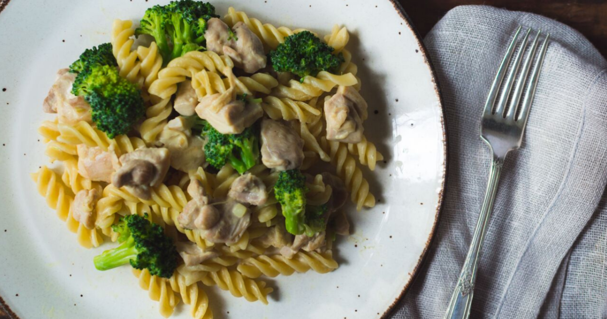 Mustard chicken with fusilli | Exceldor