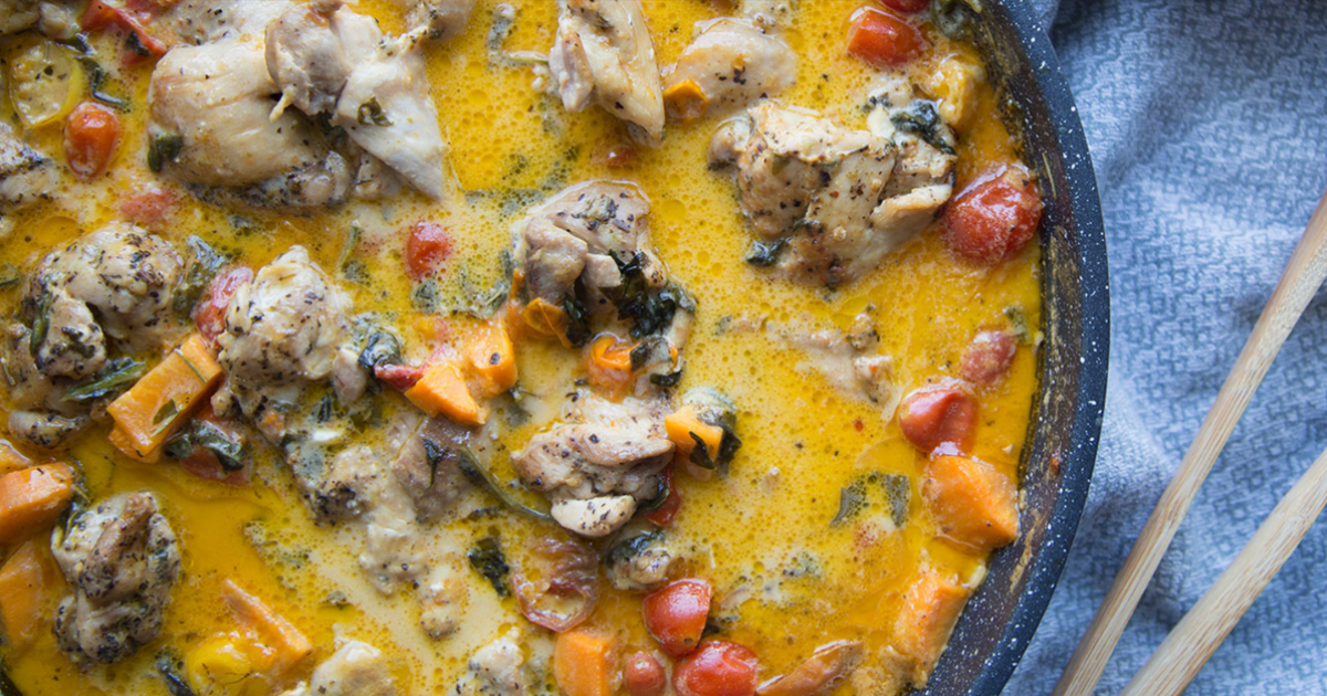Homemade chicken with spinach | Exceldor