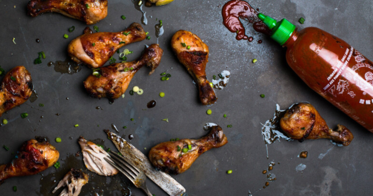 Honey sriracha chicken drumsticks recipe | Exceldor