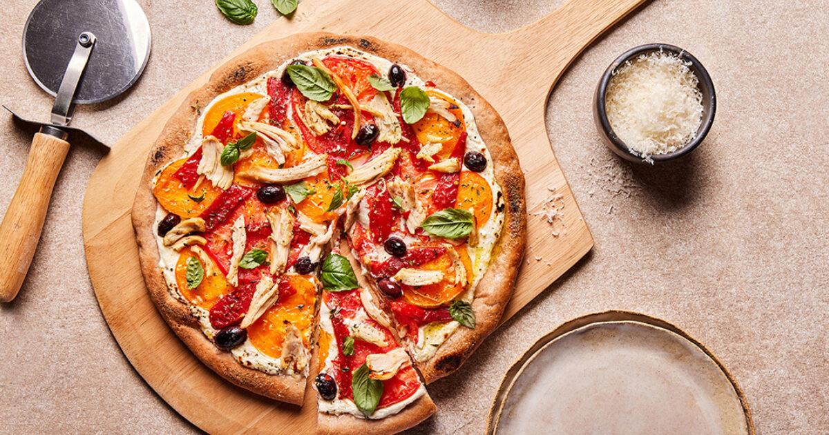 Provençal Chicken Pizza Recipe | Exceldor