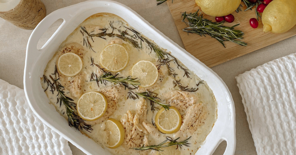 Easy creamy chicken with lemon | Exceldor