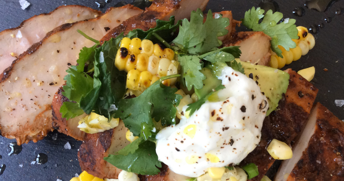 Grilled Chicken and Homemade Corn Salsa | Exceldor