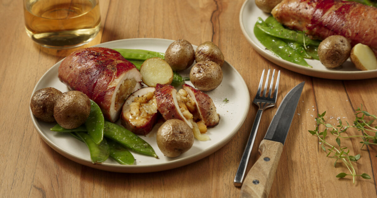 Apple and Cheese Stuffed Chicken Breast recipe | Exceldor
