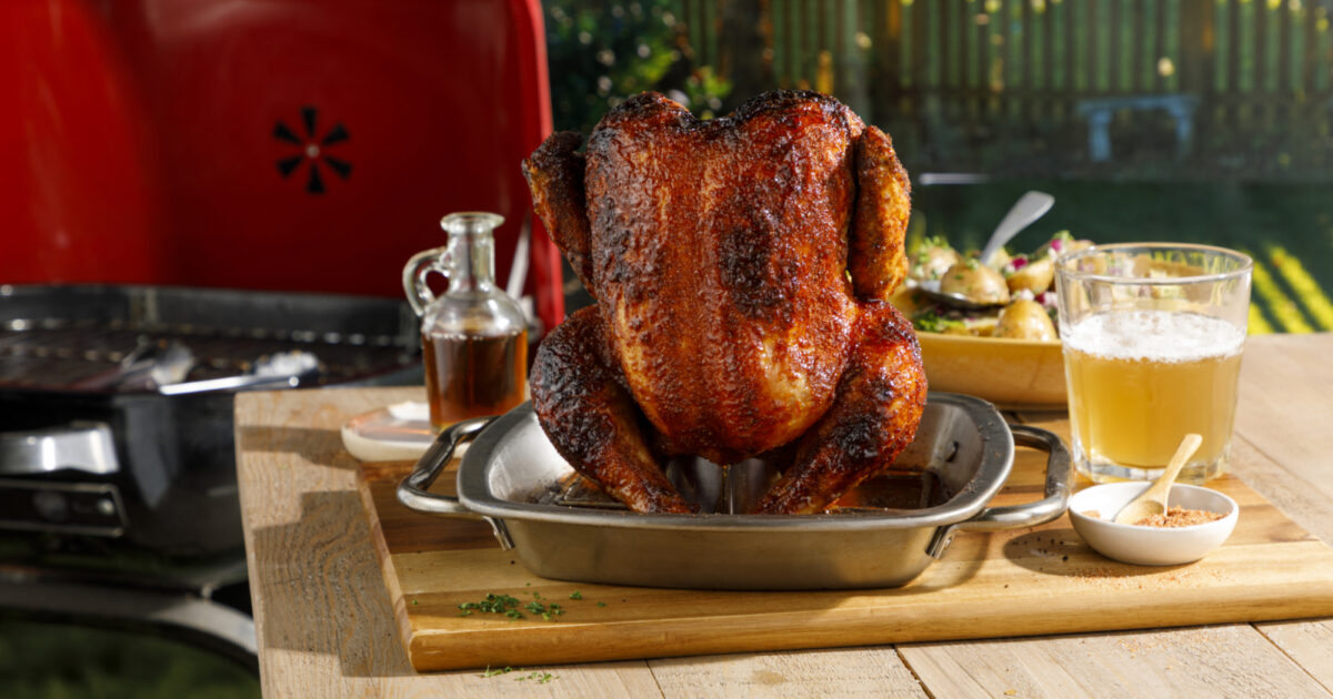 Smoked Beer and Maple Chicken Recipe | Exceldor