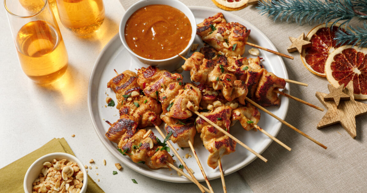 Chicken Satay Mini-Skewers | Exceldor