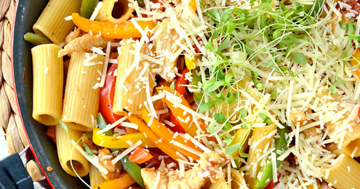 Tex mex chicken rigatoni bake | Exceldor