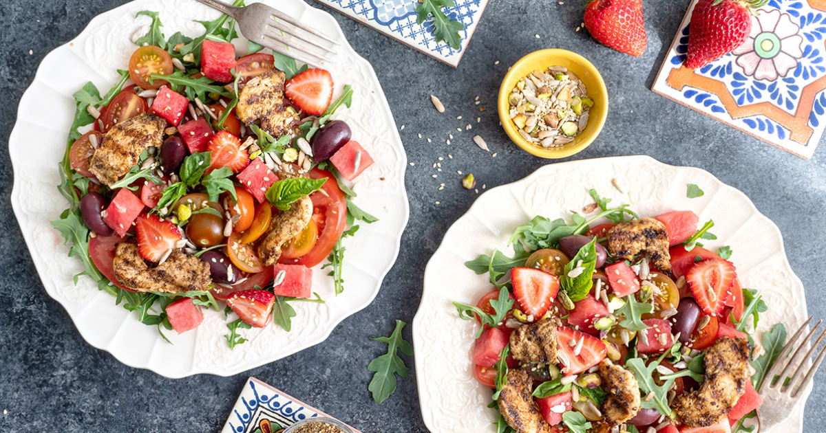 Fresh Chicken Salad with Zaatar | Exceldor