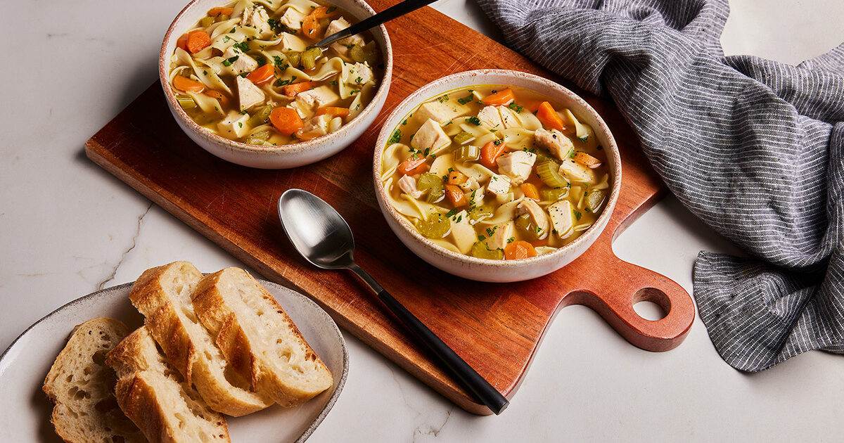 Classic Chicken Noodle Soup Recipe | Exceldor