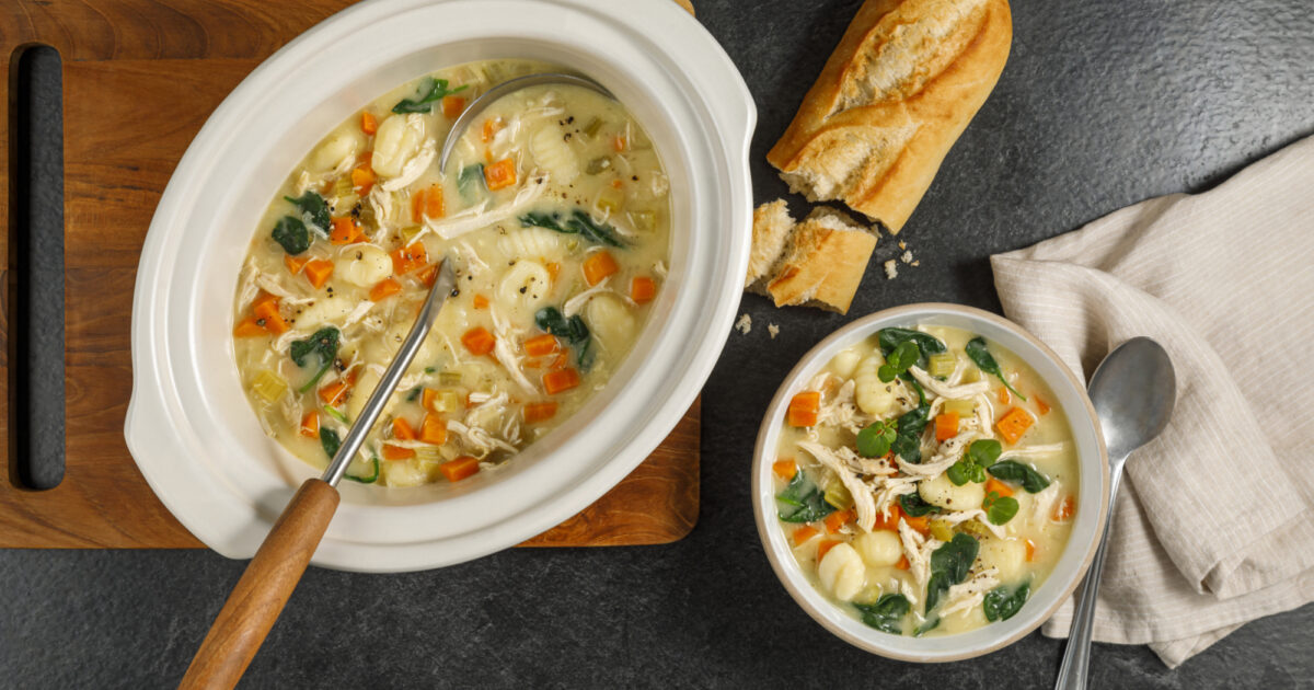 Turkey Soup with Gnocchi | Exceldor