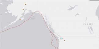 لرزیدن ونکوور بر اثر زمین لرزه ۴/۶ ریشتری در سواحل ایالت واشینگتن